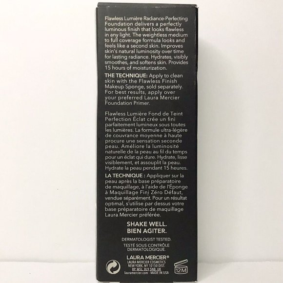 Laura Mercier Flawless Lumiere Radiance-Perfecting Foundation 1N1 CREME 1oz NEW - Picture 2 of 3